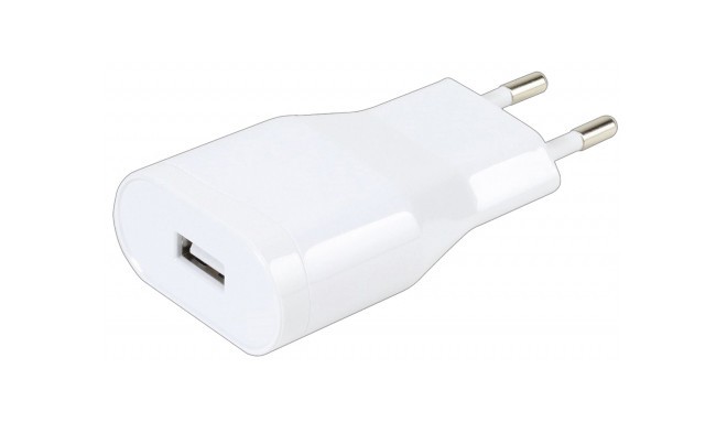 Vivanco USB laadija 1A, valge (38348)