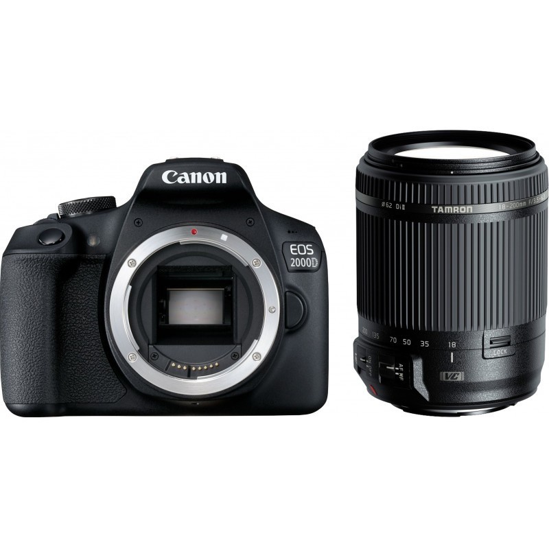 Canon EOS 2000D + Tamron 18-200mm VC