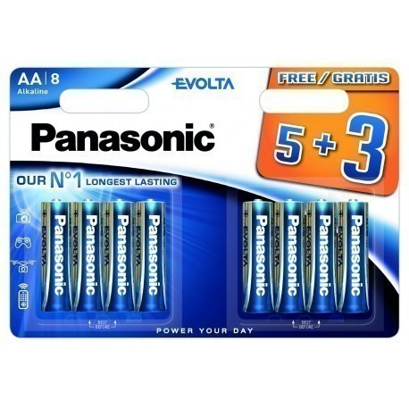 Panasonic Evolta battery LR6EGE/8B (5+3)