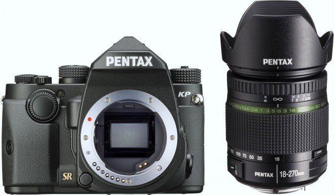 Pentax KP + DA 18-270mm ED SDM Kit, melns