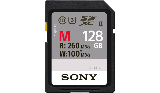 Sony atmiņas karte SDXC 128GB M-Series UHS-II 