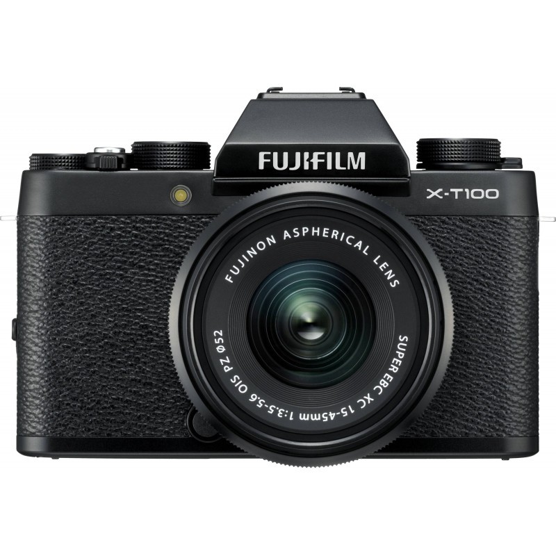Fujifilm X-T100 + 15-45mm Kit, must