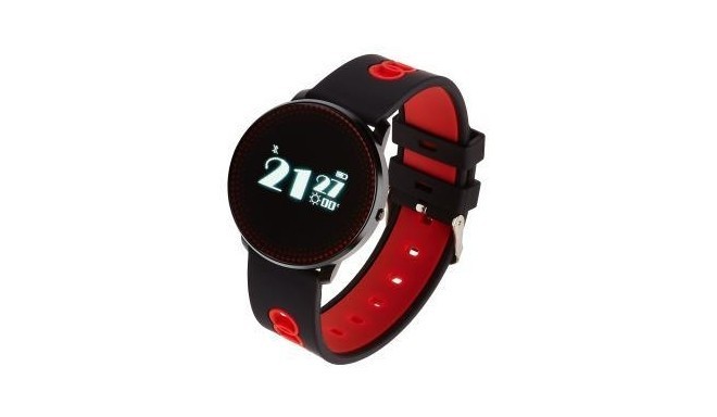 Smartwatch , Zegarek Sportowy Garett Sport 14 Czarno - Czerwony