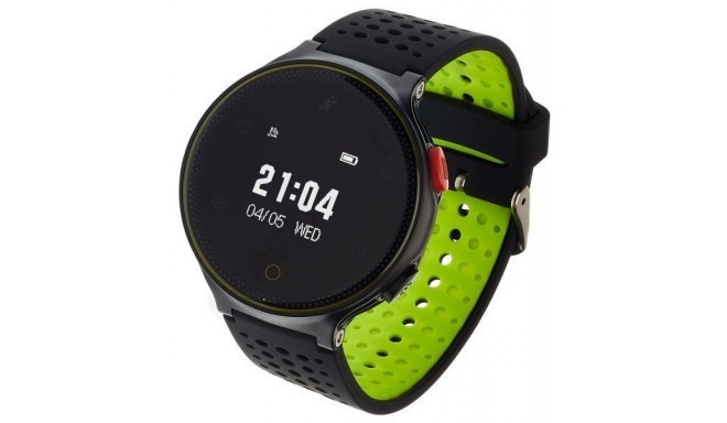Smartwatch, Zegarek Sportowy Garett Sport 21 Czarno - Zielony