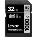 Lexar memory card SDHC 32GB Professional 1000x 150MB/s