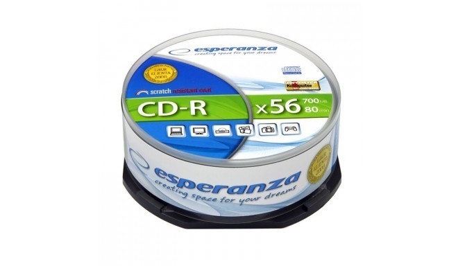 Esperanza 2005 blank CD CD-R 700 MB 25 pc(s)