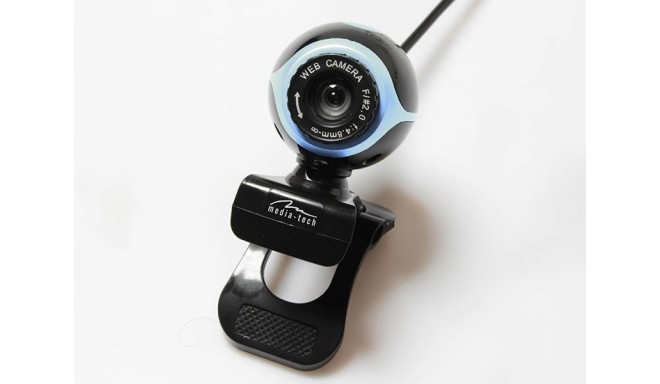 Media-Tech LOOK II MT4047 webcam 640 x 480 pixels USB 2.0 Black,Blue