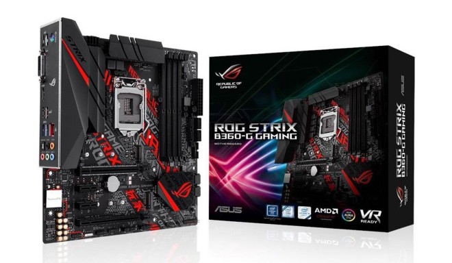 Asus emaplaat ROG Strix B360-G Gaming LGA 1151 (H4) Micro ATX Intel® B360