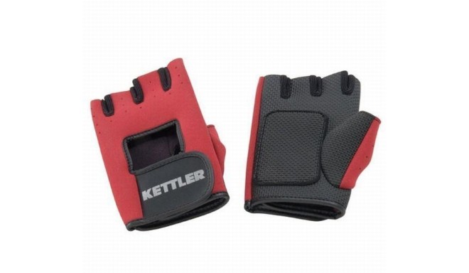 Gloves training Kettler 07261-500 (universal; S; red color)