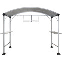 Gazebo GRILL, 2,7x1,5m, frame and roof: steel