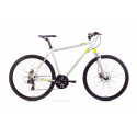 Mountain bike for men 19 M ROMET ORKAN 1 M white-yellow