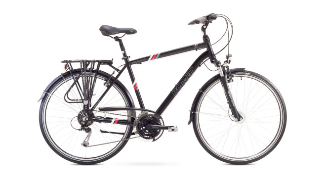 City bicycle for men 21 L ROMET WAGANT 3 black-grey
