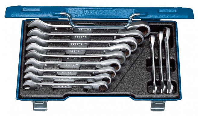 Gedore 7 R-012 foot ring ratchet spanner set - 12-pieces - 2297442