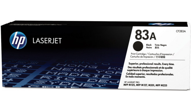 HP Toner Black 1500 pages CF283A