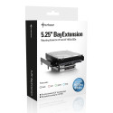 Sharkoon BayExtension black - adapter 5.25 to 4x2.5 / 2x2.5+1x3.5