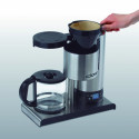 Cloer filter coffee machine 5609, silver