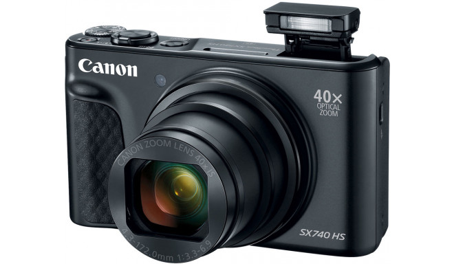 Canon Powershot SX740 HS, black - Compact cameras - Photopoint