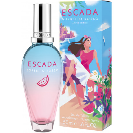 Escada Sorbetto Rosso Pour Femme Eau de Toilette 50ml