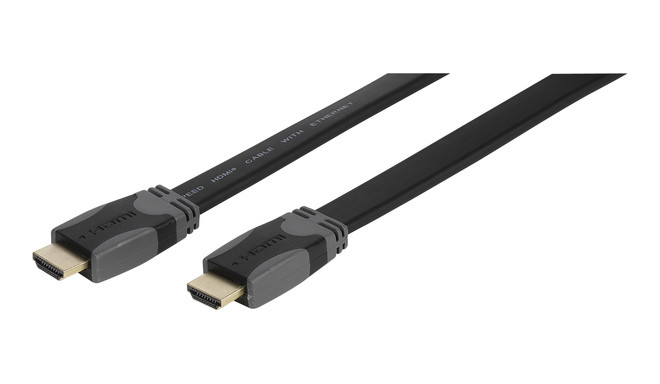 Vivanco kabelis HDMI - HDMI 1,5m, plakans (47103)