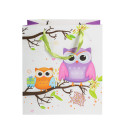 Gift bag OWL 32x26x12cm, mix 3 designs
