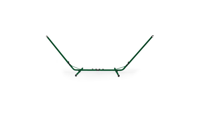Hammock stand, universal 300-370x90xH120-140cm, material: steel, color: green