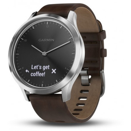 Garmin Vivomove HR Premium L, серебряный