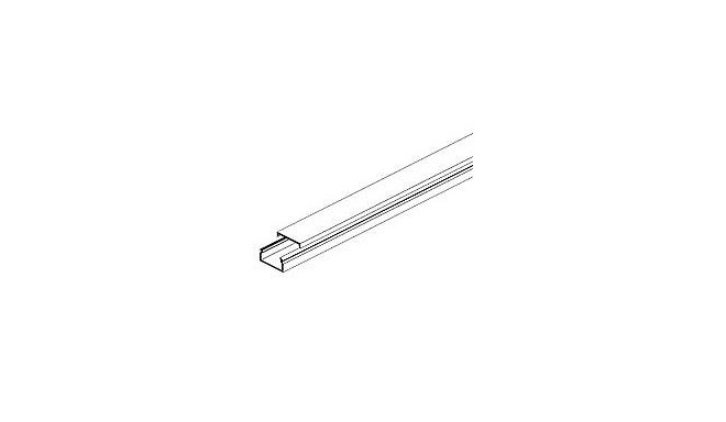 Cable trunking channel 30x15mm alpine white 2m