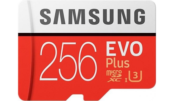 Samsung mälukaart microSDXC 256GB Evo Plus