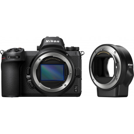Nikon Z6 kere + objektiivi adaper FTZ
