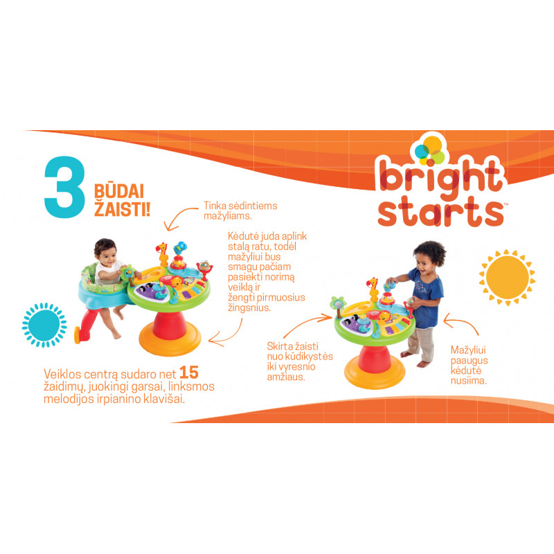 Bright starts zippity zoo around we go on sale