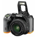Pentax K-S2 Kit black/orange + 18-50 WR