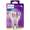 Philips LED Lamp E27 7W (60W) 2700K 806lm clear