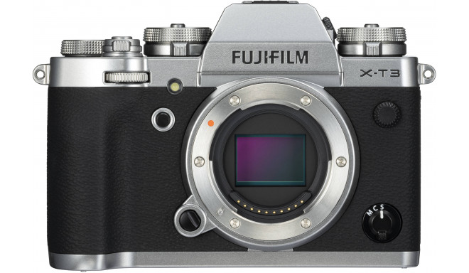 Fujifilm X-T3 kere, hõbedane