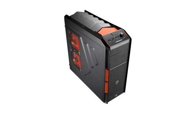 PC case AeroCool X-PREDATOR X1 Evil Black, 2xUSB 3.0, fan controller