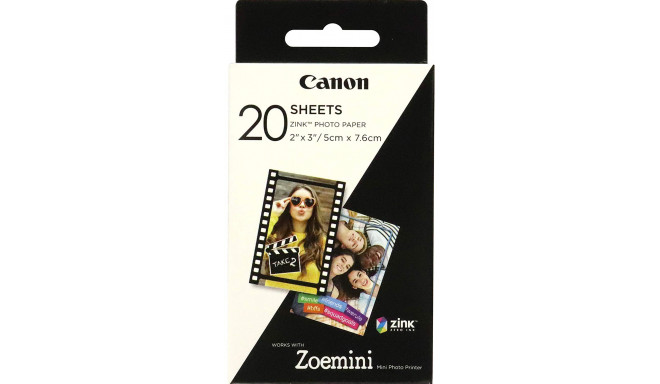 Canon fotopapīrs Zink ZP-2030 20 lapas