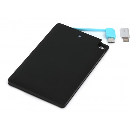 Omega lādētājs-akumulators 2000mAh, melns (OMPB20CCBML)
