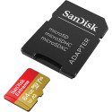 SanDisk mälukaart microSDXC 64GB Extreme V30 A2 + adapter