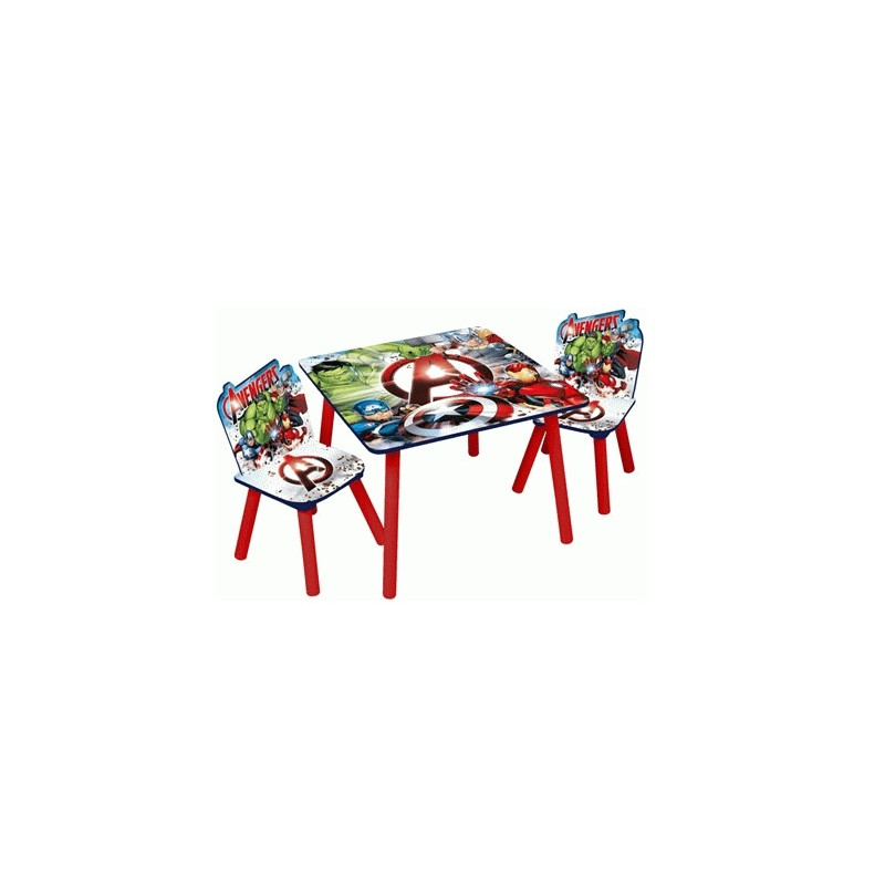 Avengers Wooden Table And Chairs Set