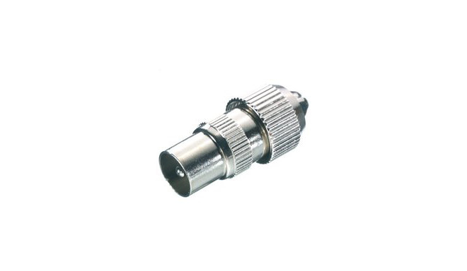 Vivanco coaxial connector, metal (48011)