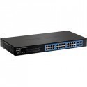 24-Port Gigabit Layer 2 Switch w/ 4 Shared Mini-GBIC Slots