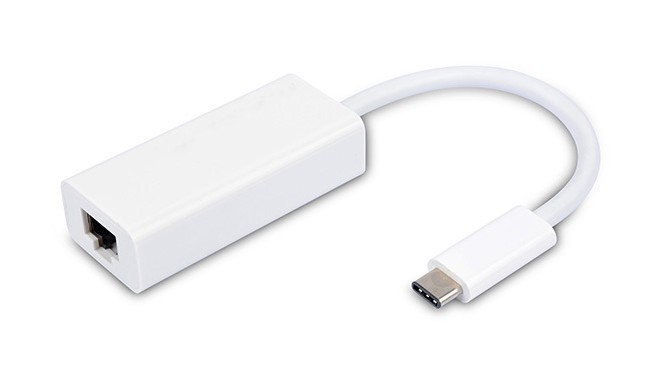 Vivanco adapter USB-C - LAN, valge (34291)