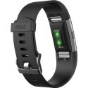 Fitbit aktiivsusmonitor Charge 2 L, must/hõbedane