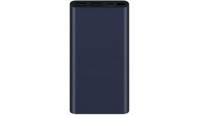 Xiaomi Mi lādētājs-akumulators 2S 2,4A 2xUSB 10000mAh, melns