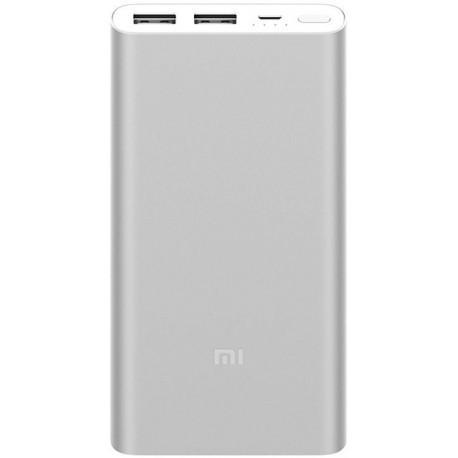 Xiaomi Mi lādētājs-akumulators 2S 2,4A 2xUSB 10000mAh, sudrabots
