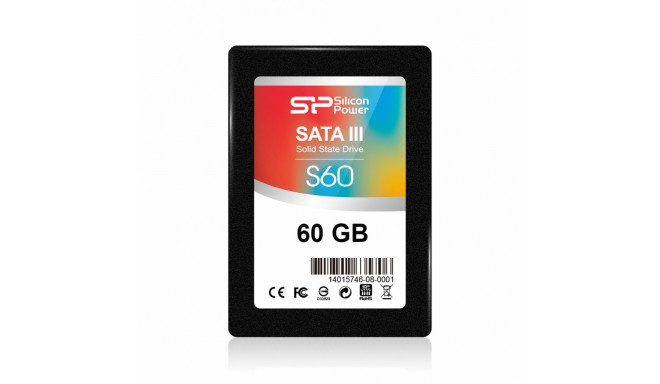 SSD SLIM S60 60GB 2,5 SATA3 MLC 520/460MB/s 7mm
