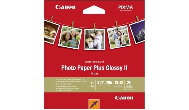 Canon fotopaber PP-201 13x13 läikiv 265g 20 lehte