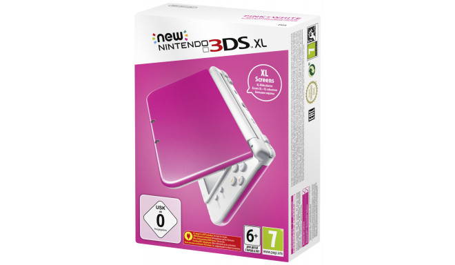 New Nintendo 3DS XL Pink / White