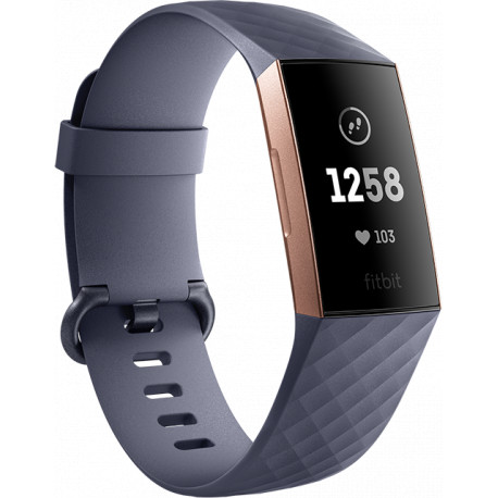 Fitbit aktiivsusmonitor Charge 3, rose gold/blue grey