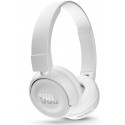 JBL juhtmevabad kõrvaklapid + mikrofon T450BT, valge