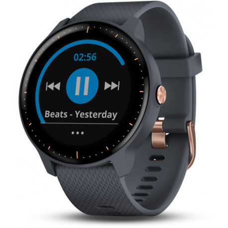 Garmin Vivoactive 3 Music GPS, granīta zils/zeltrozā